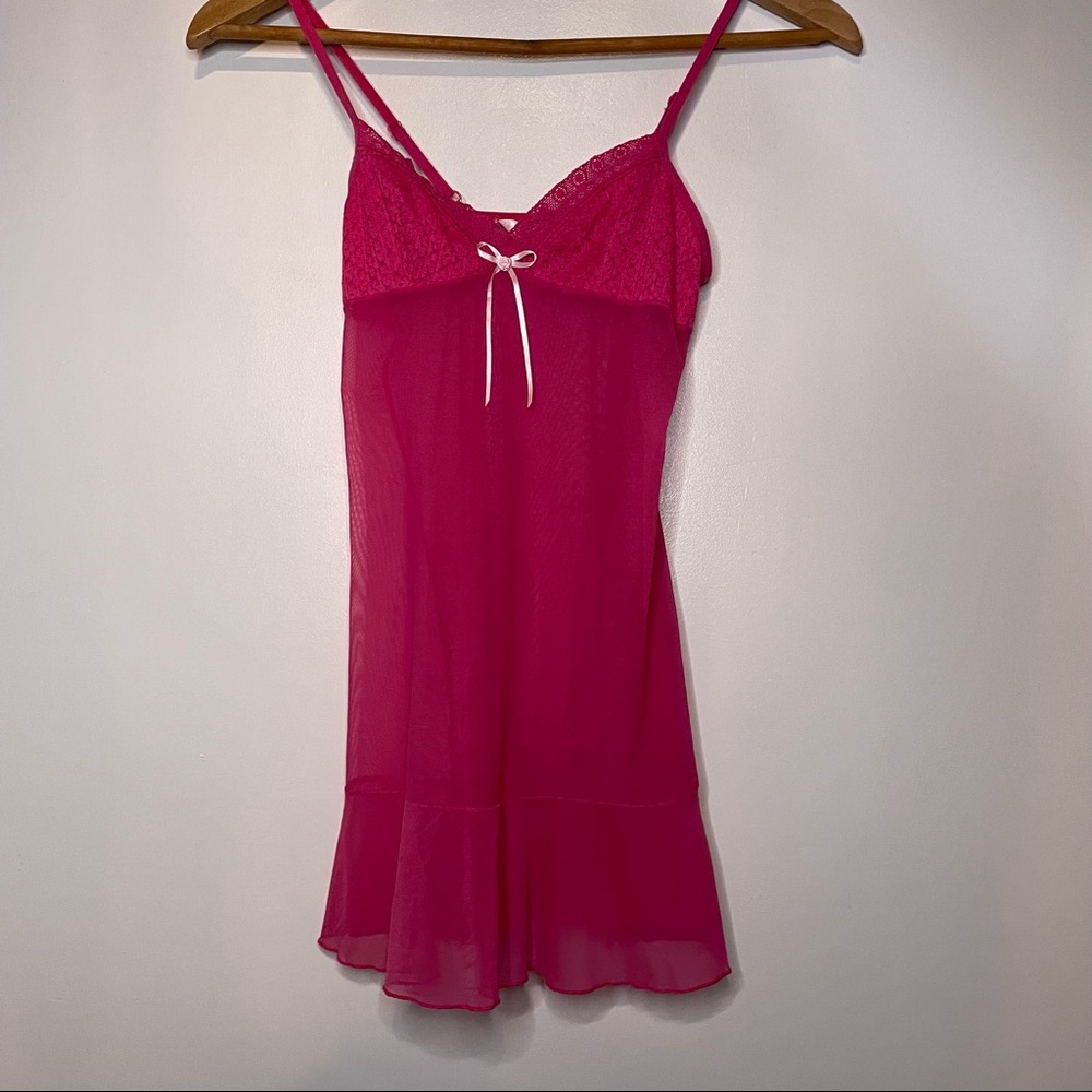 Victoria's Secret Pink Lace Chemise